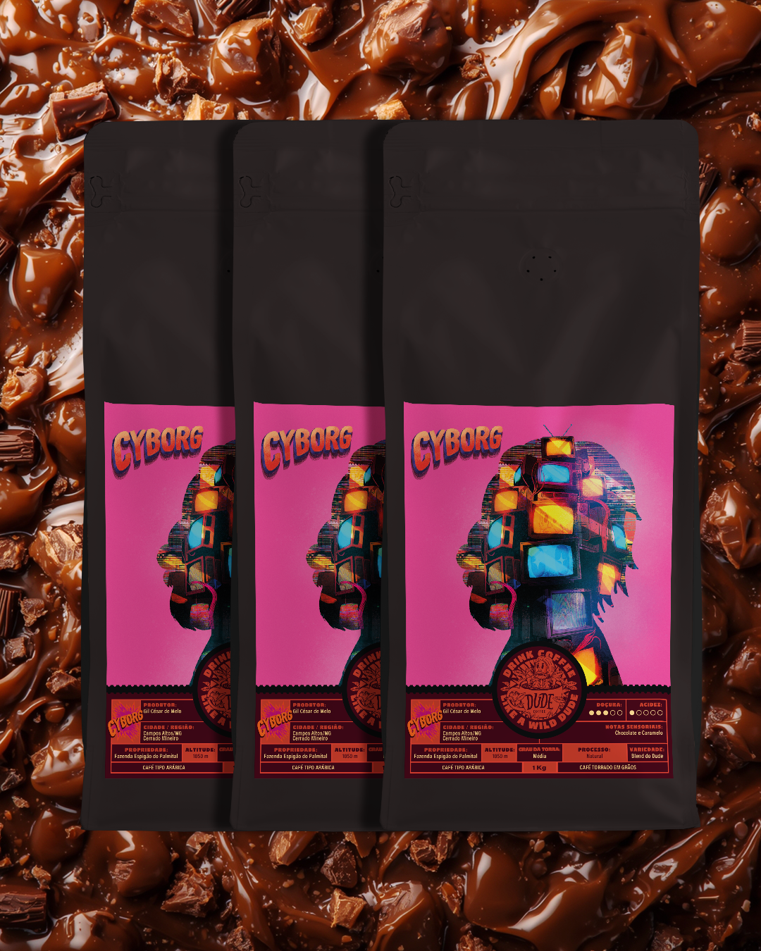 Kit Café do dia a dia 3Kg - Café Cyborg – Dude Company