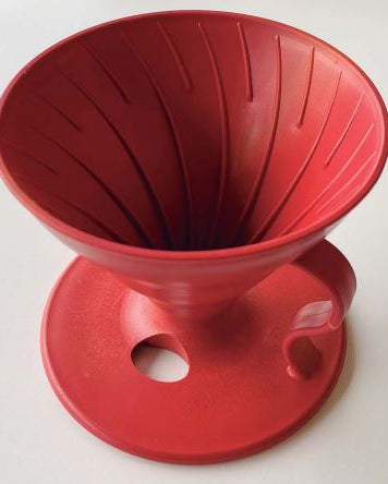 Suporte Filtro V60-02 Waals Em Plástico BPA Free (Vermelho)