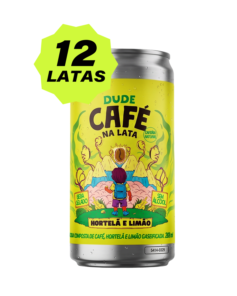 goricha様hope✖️2 luck bean soy toffee dada Pack Manda 12 - Dude Café na Lata (Hortelã e Limão) - Latas 269mL