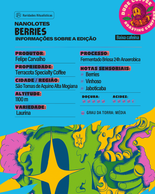 Café Nanolote Berries (Berries, Vinhoso e Jaboticaba)