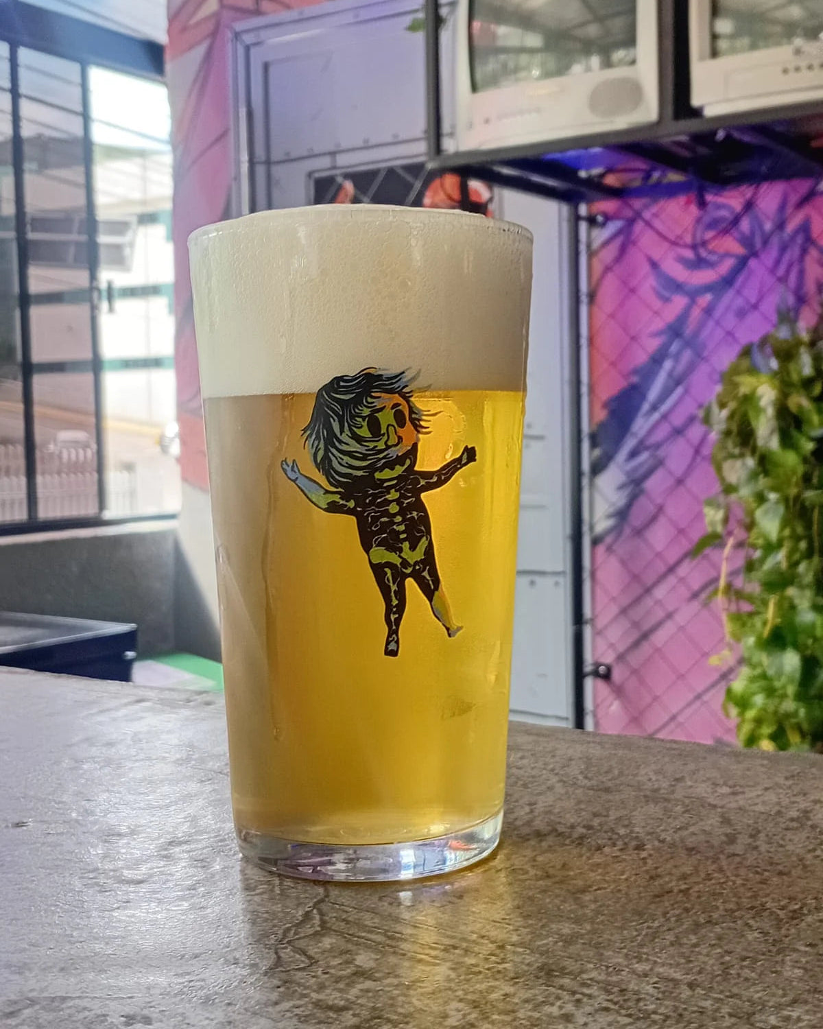 Copo American Pint Pasabahce - Esqueleto Dude 570ML