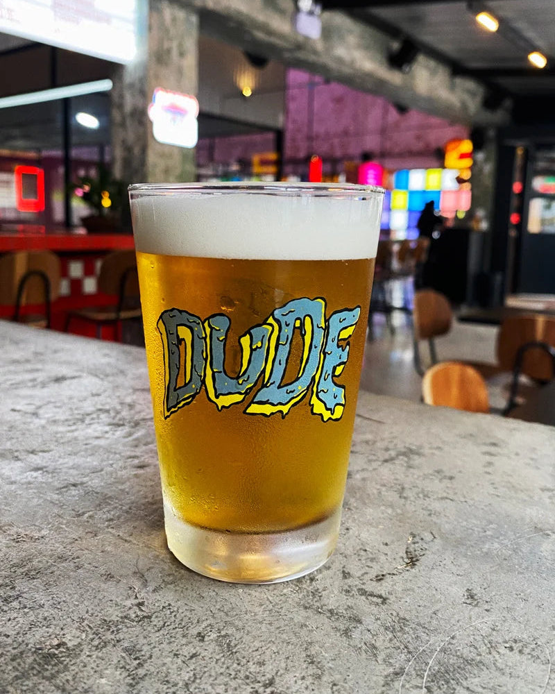 Copo Caldereta Vidro - Logo Dude Toxic 350ML