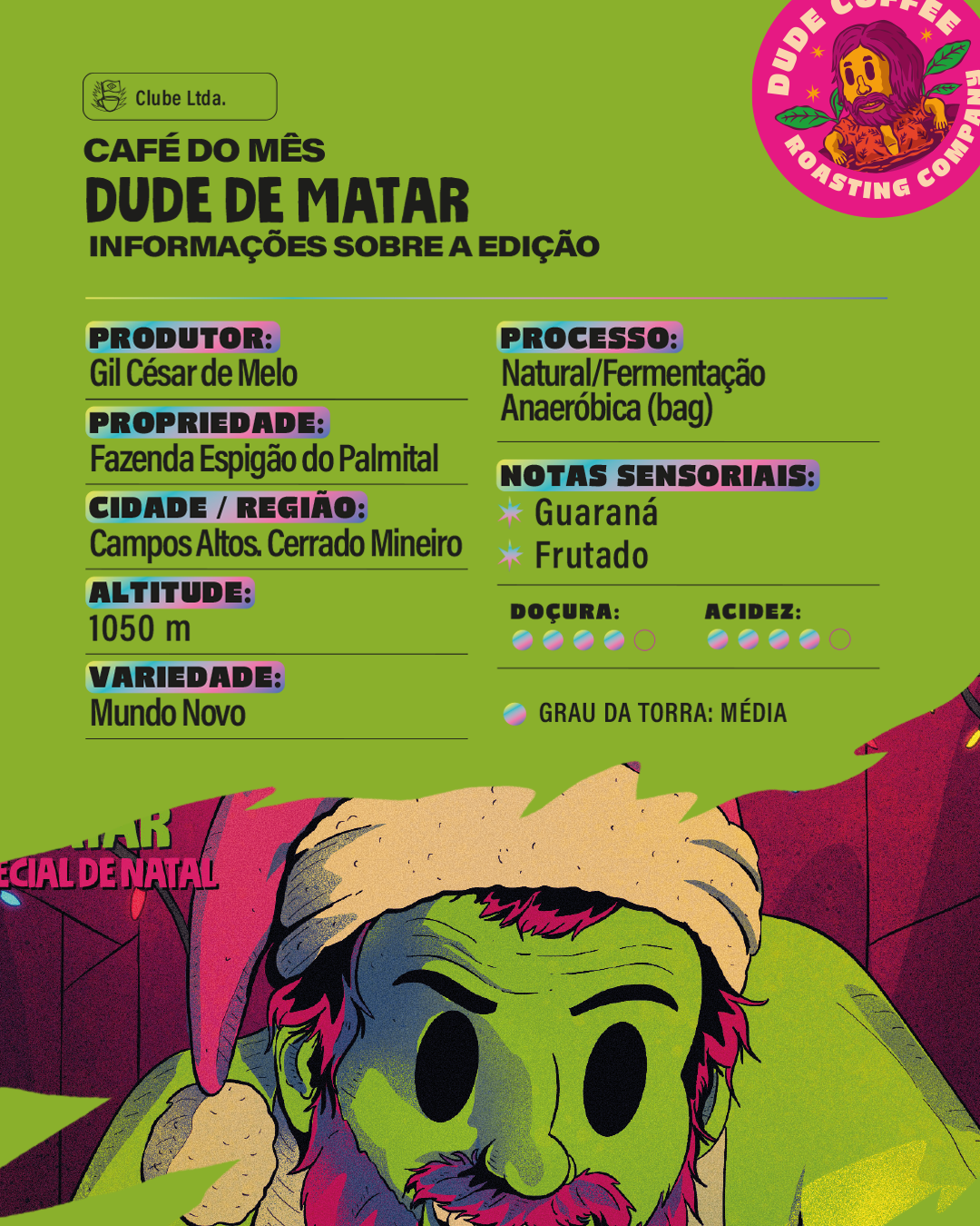Café DUDE DE MATAR (Guaraná e Frutado)