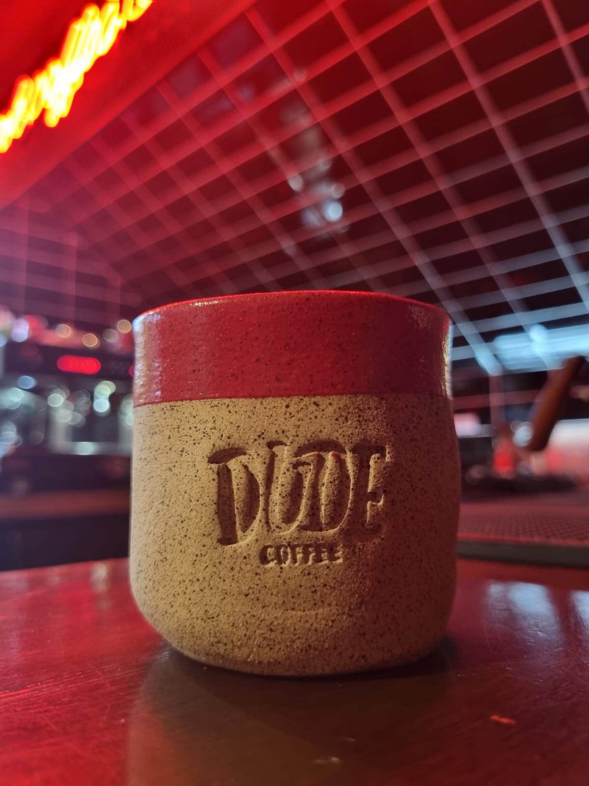 Copo Cerâmica Artesanal 200mL - Vermelho