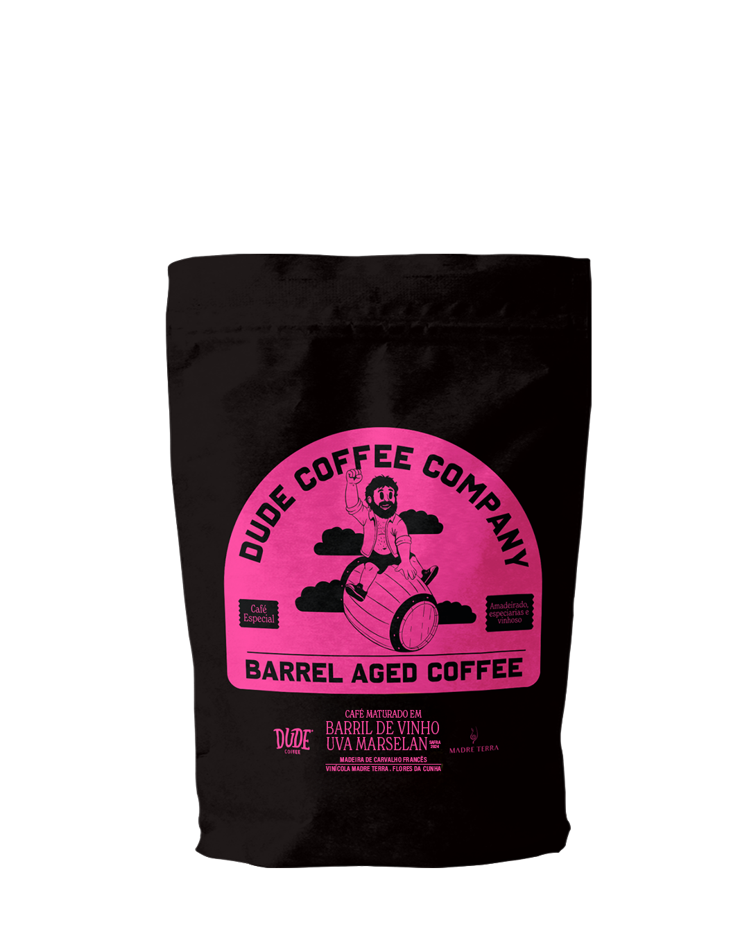 Café Barrel Aged Coffee - Uva Marselan - Carvalho Francês 100g (Amadeirado, Especiarias, Vinhoso)