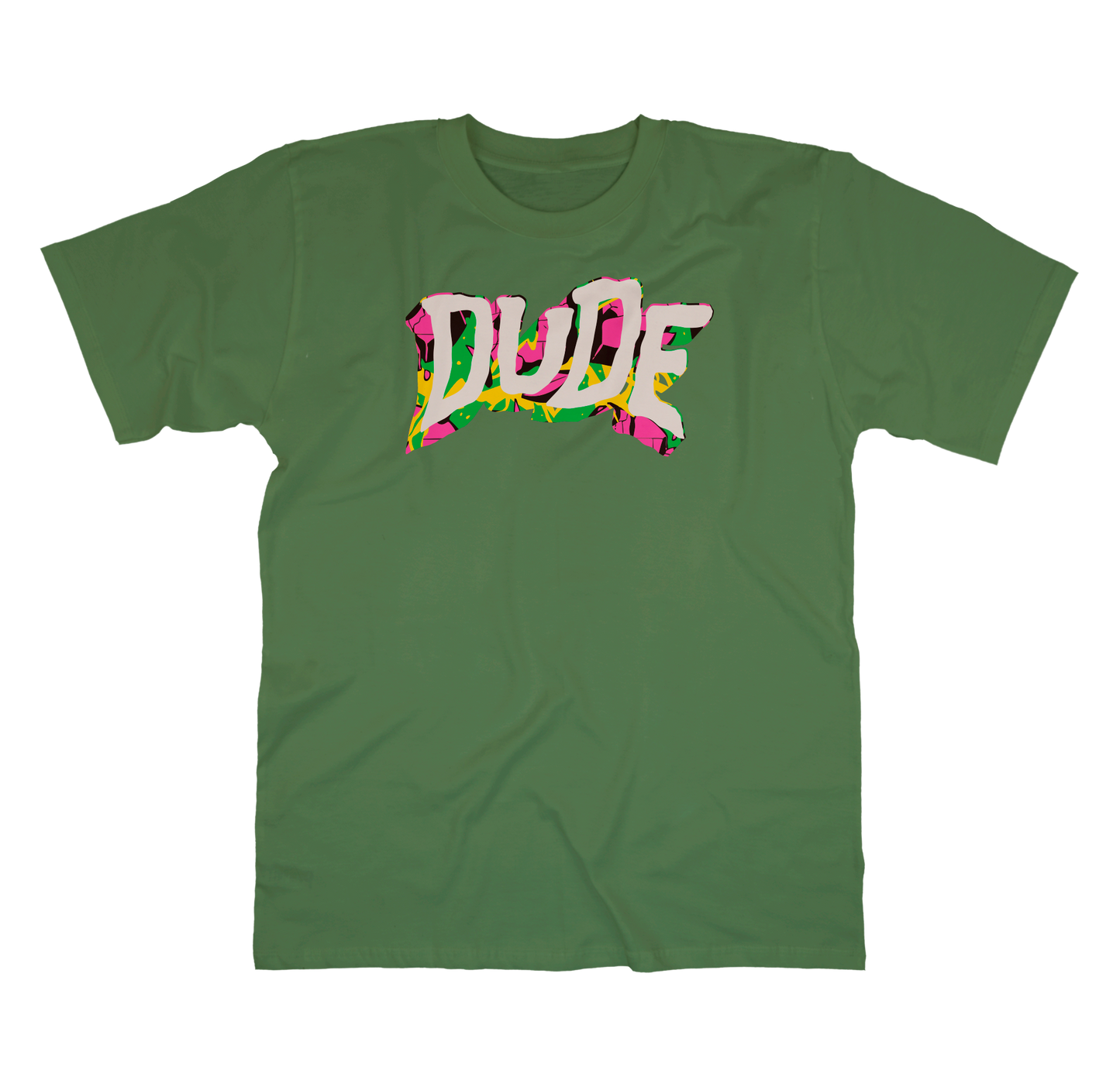 Camiseta Verde Explodindo Tudo