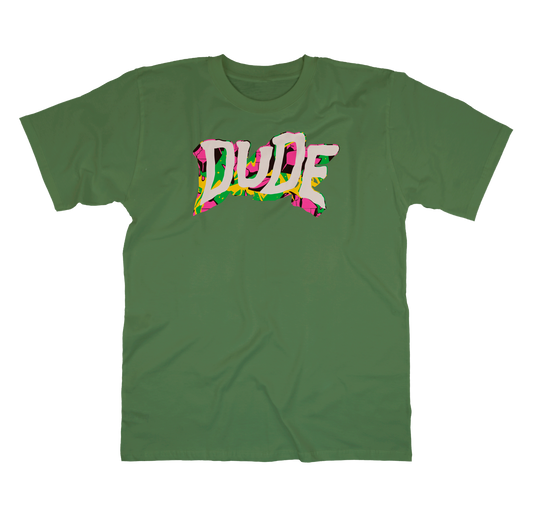 Camiseta Verde Explodindo Tudo