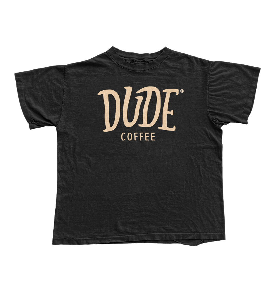 Camiseta Preta Logo Dude Co.