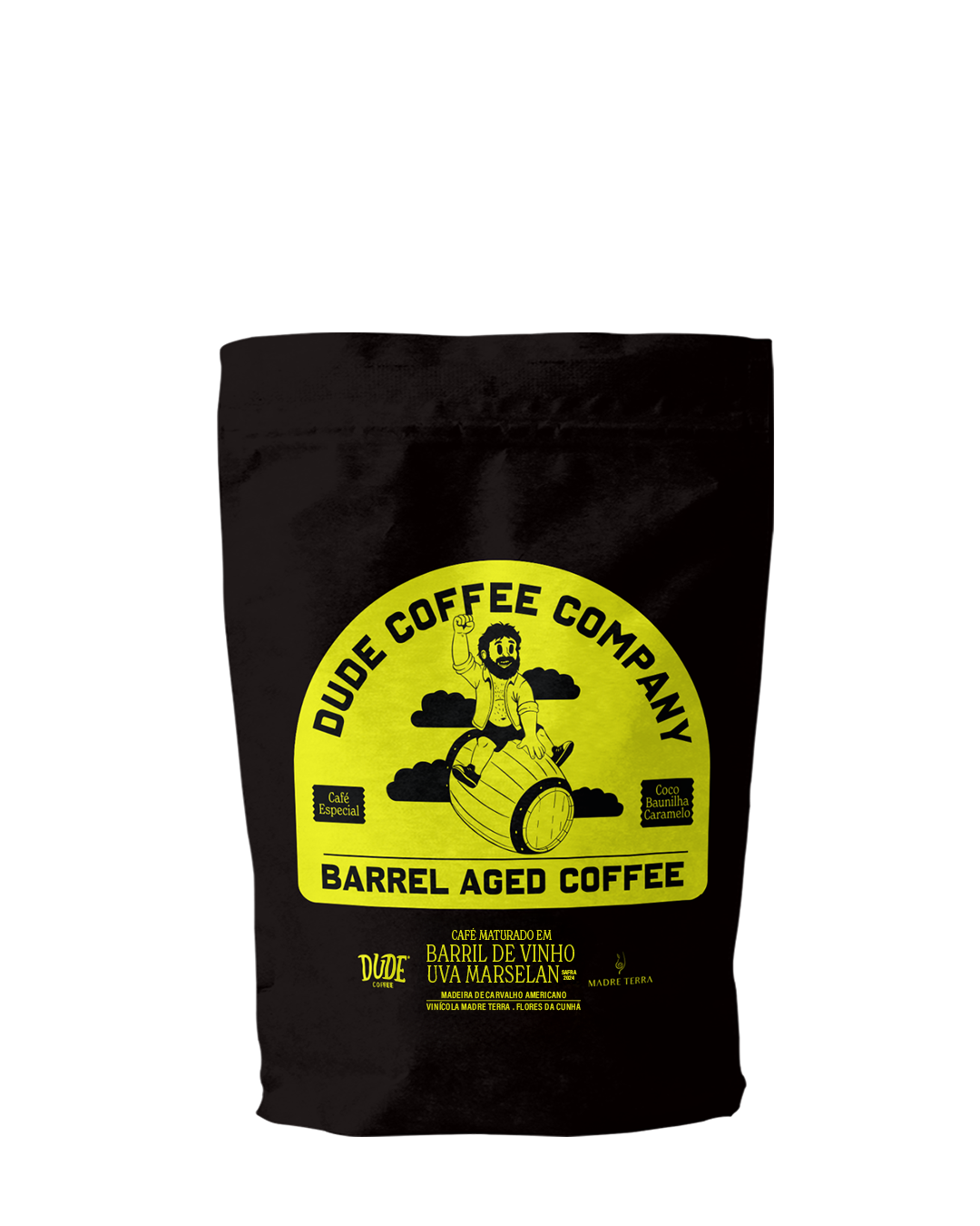 Café Barrel Aged Coffee - Uva Marselan - Carvalho Americano 100g (Coco, Baunilha, Caramelo)
