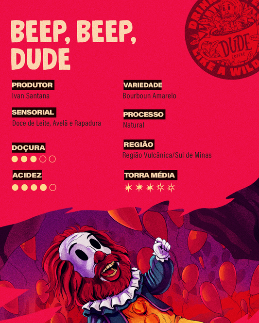 Café BEEP, BEEP, DUDE (Doce de Leite, Avelã e Rapadura)