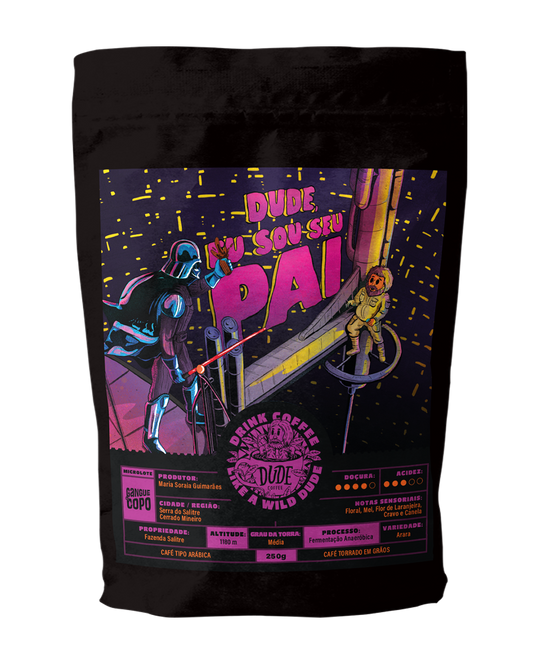 Café Dude, eu sou seu pai (Floral, Mel, Flor de Laranjeira, Cravo e Canela)