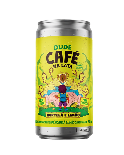 Dude Café na Lata (Hortelã e Limão) - Lata 269mL