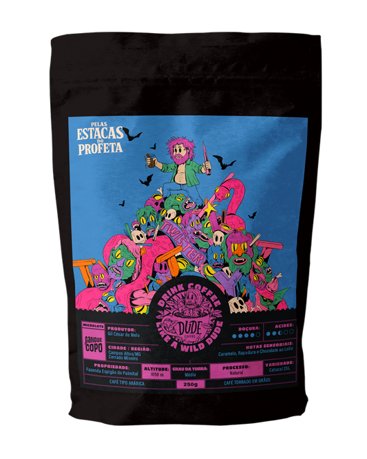 Café Pelas Estacas do Profeta  (Caramelo, Rapadura e Chocolate ao Leite)