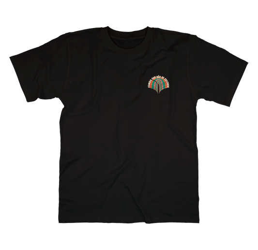 Camiseta Preta Comida Que Não Se Esconde