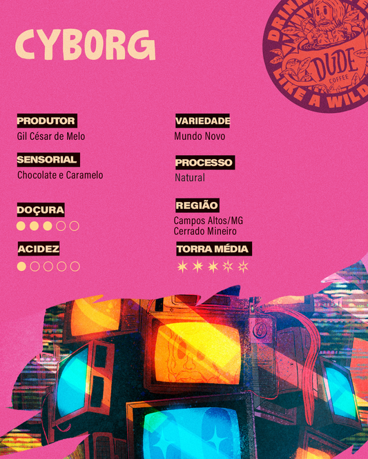 Café Cyborg #9 (Chocolate e Caramelo)
