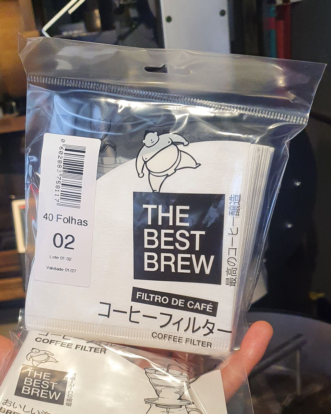 Filtro De Café The Best Brew Para Hario V60-02 (C/ 40 Filtros)