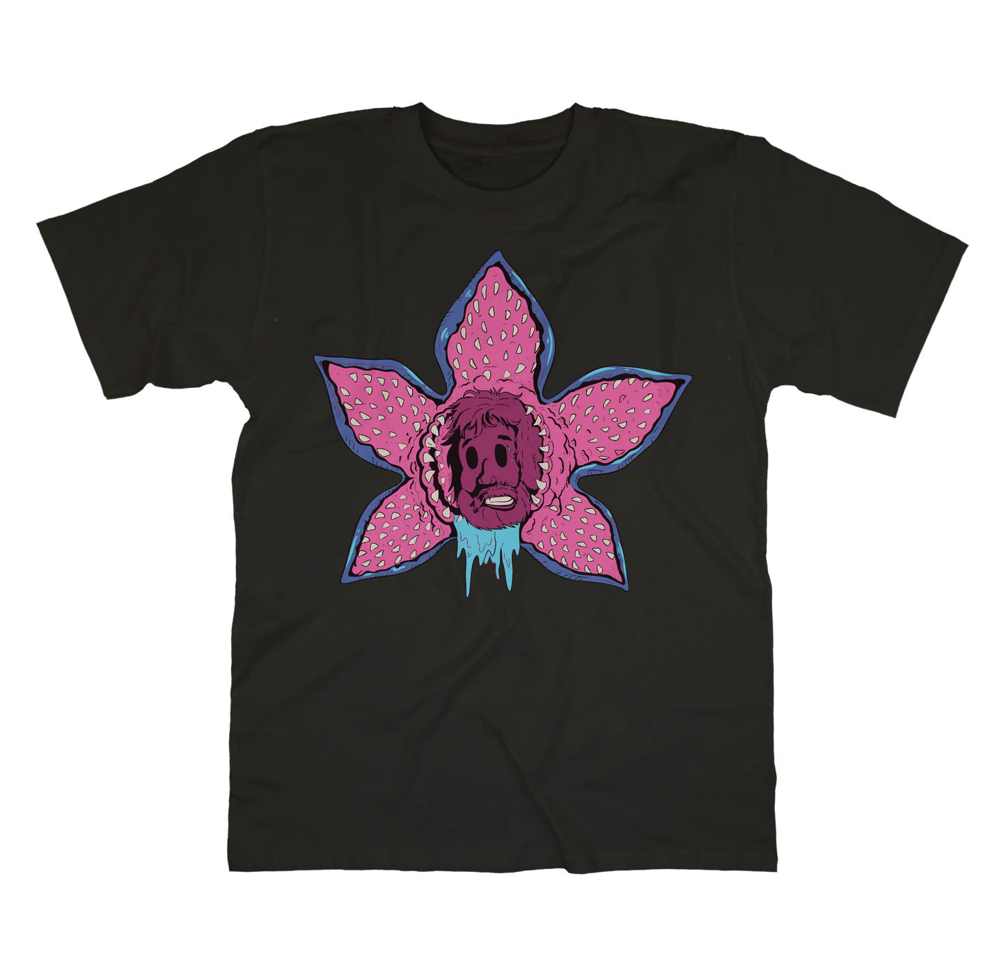 Camiseta Preta Do lado Avesso