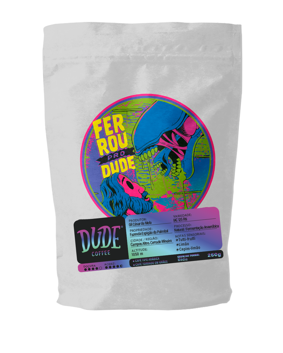 Café Ferrou pro Dude (Tutti-Frutti, Limão, Capim Limão)