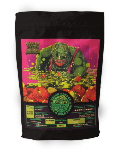 Café Toxic Avenger (Chocolate ao leite, Mel de Laranjeira e Frutas Escuras)